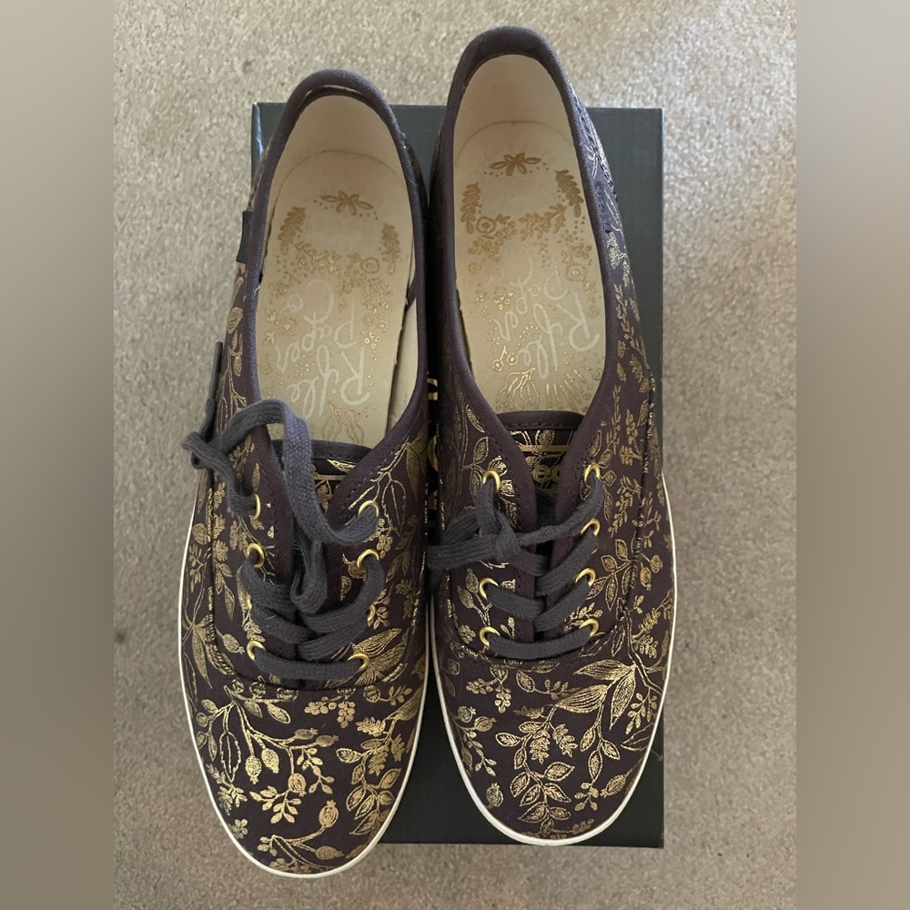 Rifle Paper Co. x Keds Champion Queen Anne sneakers, size 8.5